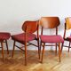 Ensemble de quatre chaises de salle à manger tchèques des années 1960 par TON avec une influence scandinave