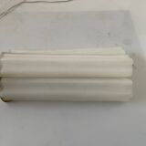 Milky White Murano Glass Tronchi Sconces 1970’s