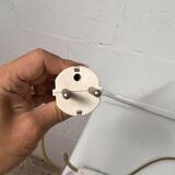 Vintage double flower table lamp golden