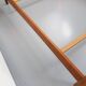 Vintage Scandinavian style double bed in teak from the 60s with integrated bedside lights