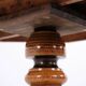 Octagonal column table - lamp table - decorated with intarsia - Italy - 1850s