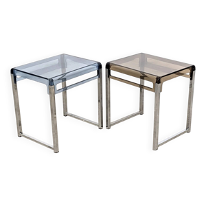 lot de 2 tables d’appoint