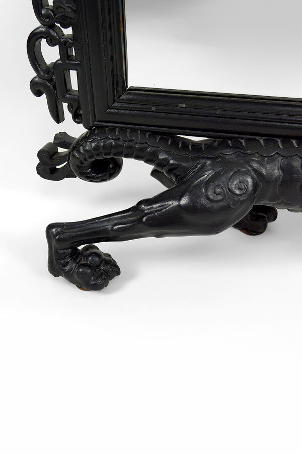 Miroir Viardot japonisant au dragon, circa 1880