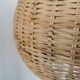 Suspension boule en rotin