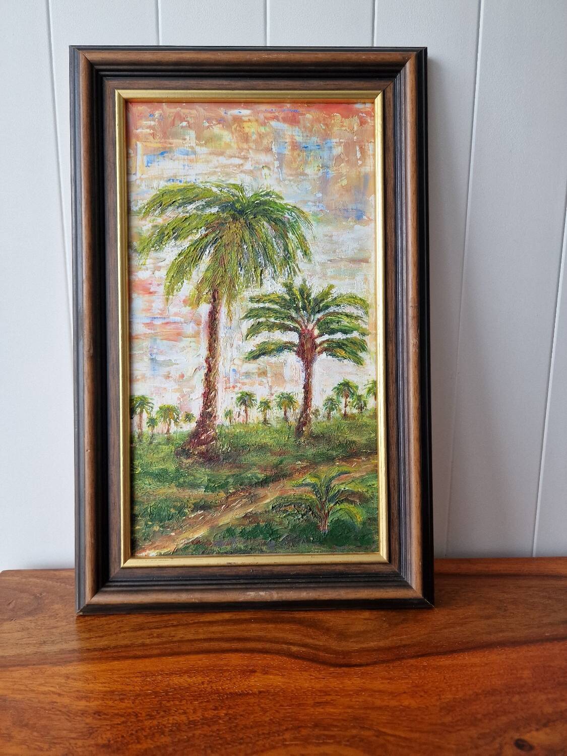 Exotic painting in colonial style