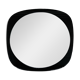 Asymmetrical wall mirror Poland 1970s