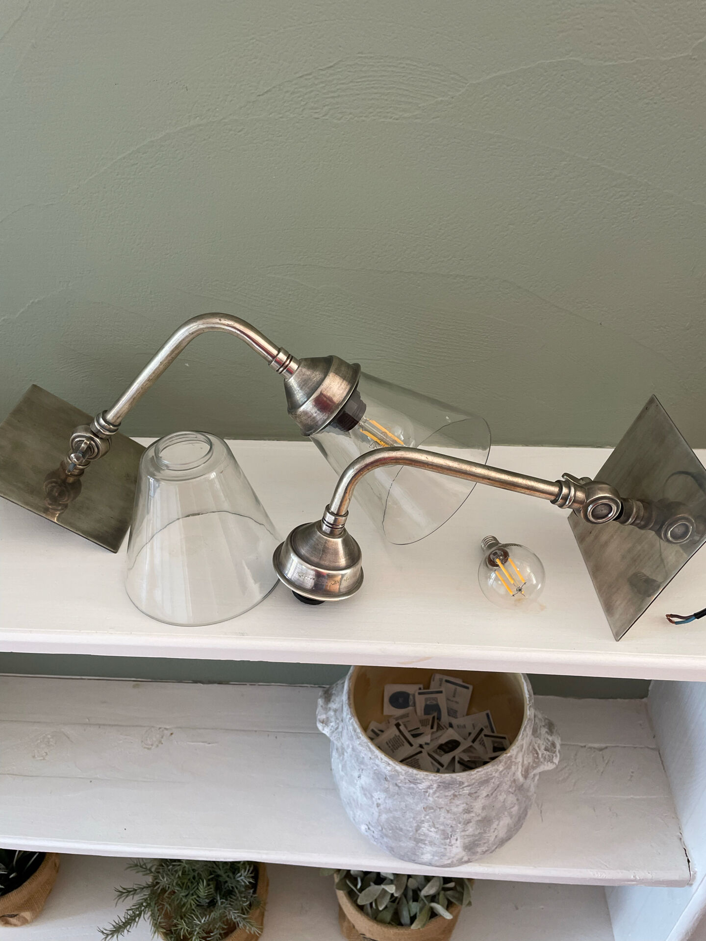 Deux Luminaires applique Loberon