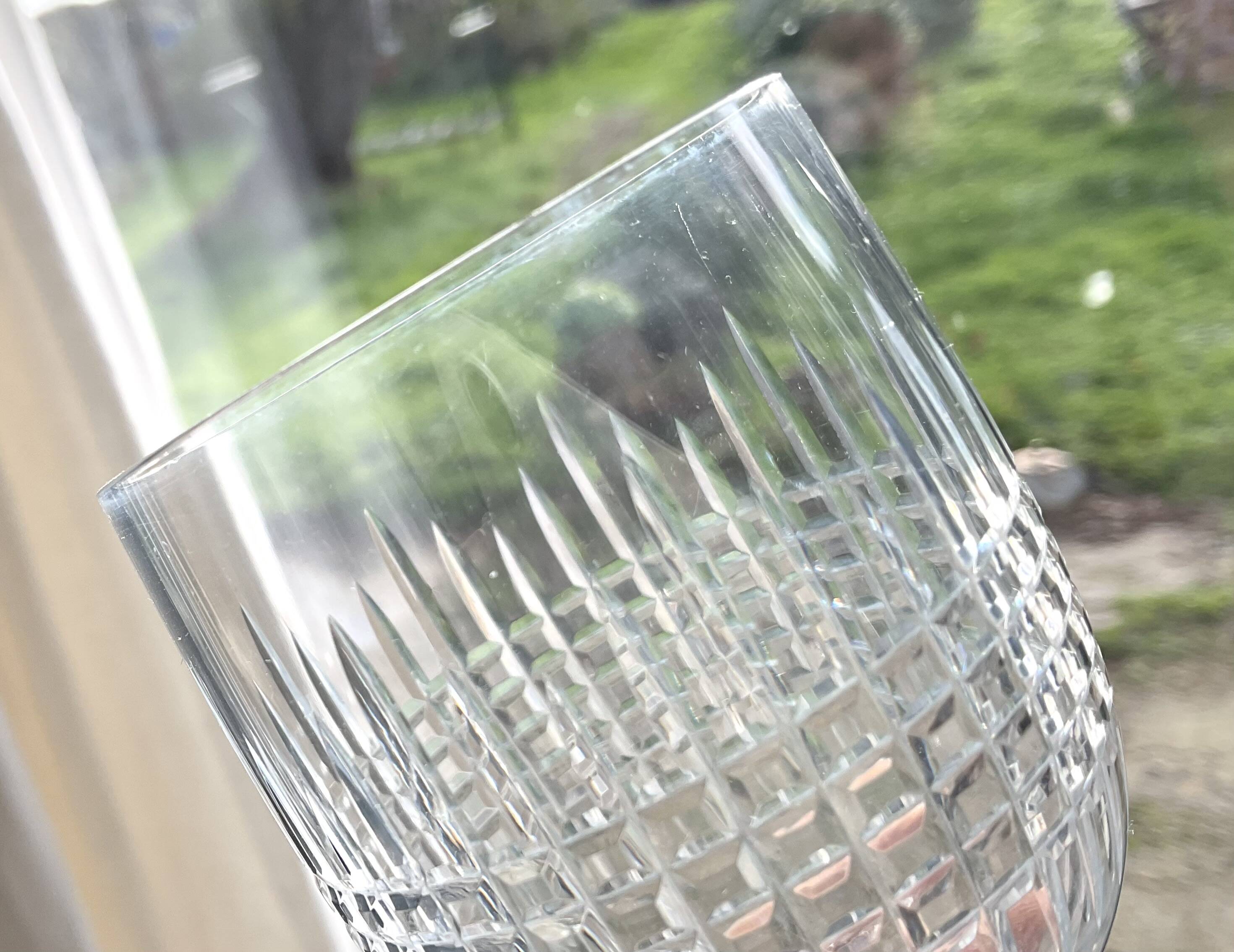 Duo of Baccarat Nancy model stemmed glasses