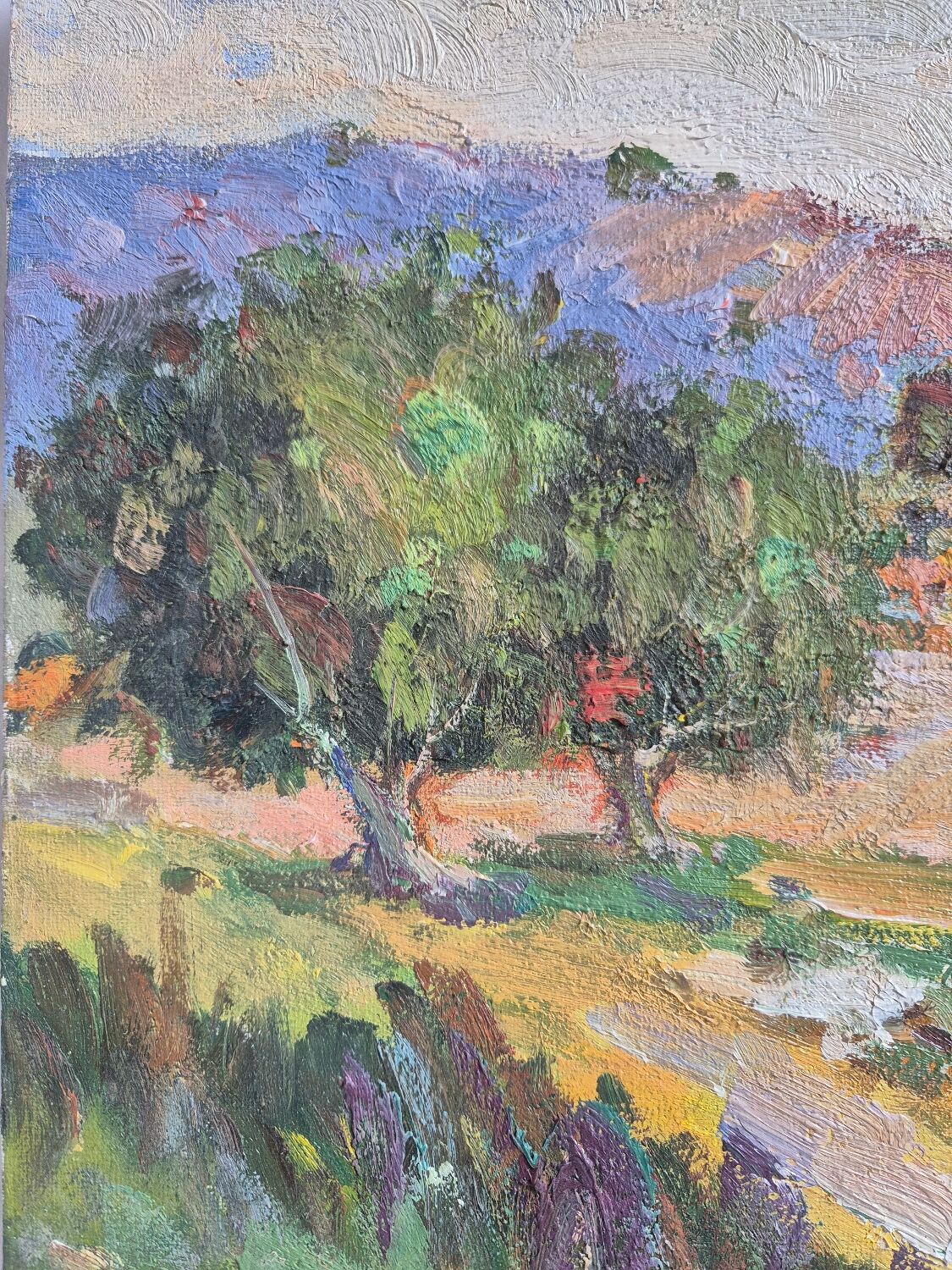 Provençal Landscape - Oil on canvas