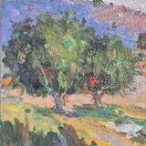 Provençal Landscape - Oil on canvas