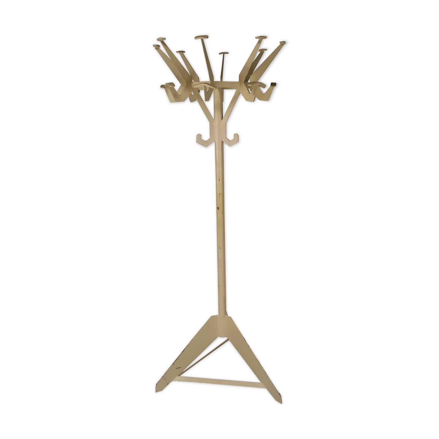 Industrial parrot coat rack