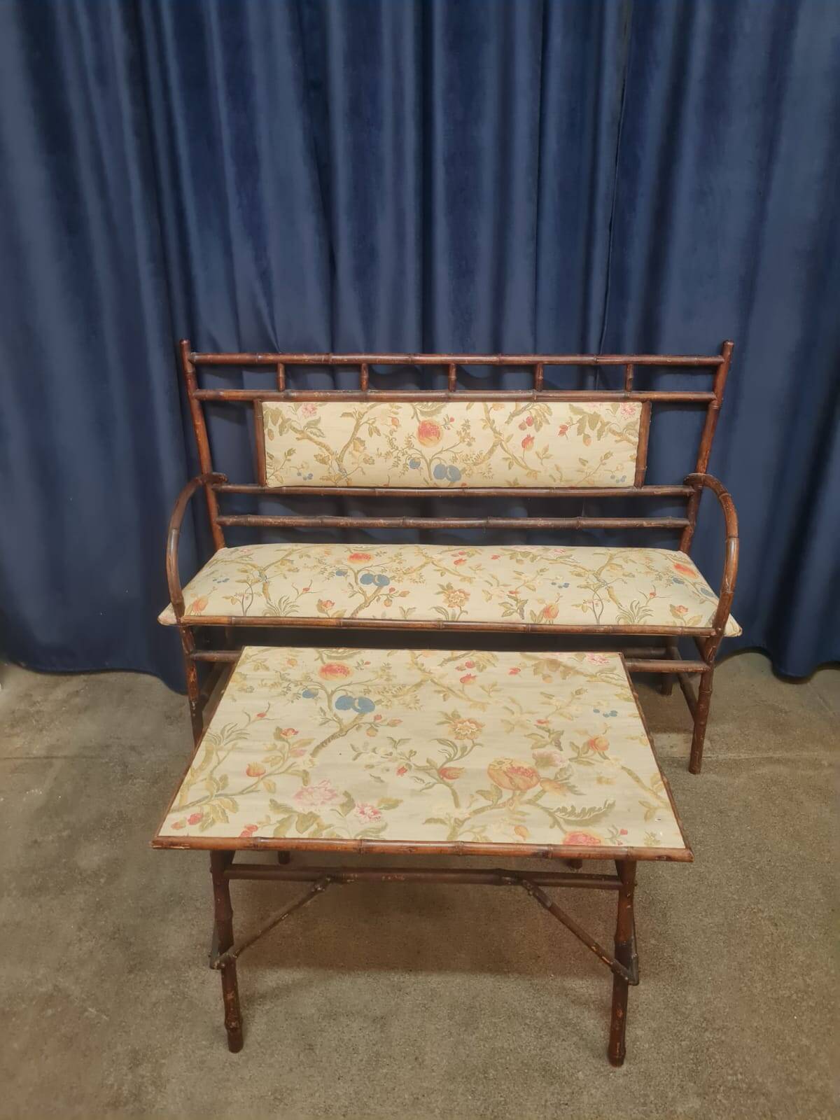 Antique Faux Bamboo Parlor Set by Maison Staněk – Prague