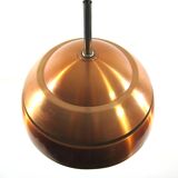 1960s Danish pendant – copper & aluminium lamp in Carl Thore style
