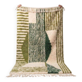 Tapis en laine naturelle tissé main traditionnelle 150/250 cm