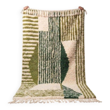 Tapis en laine naturelle tissé main traditionnelle 150/250 cm