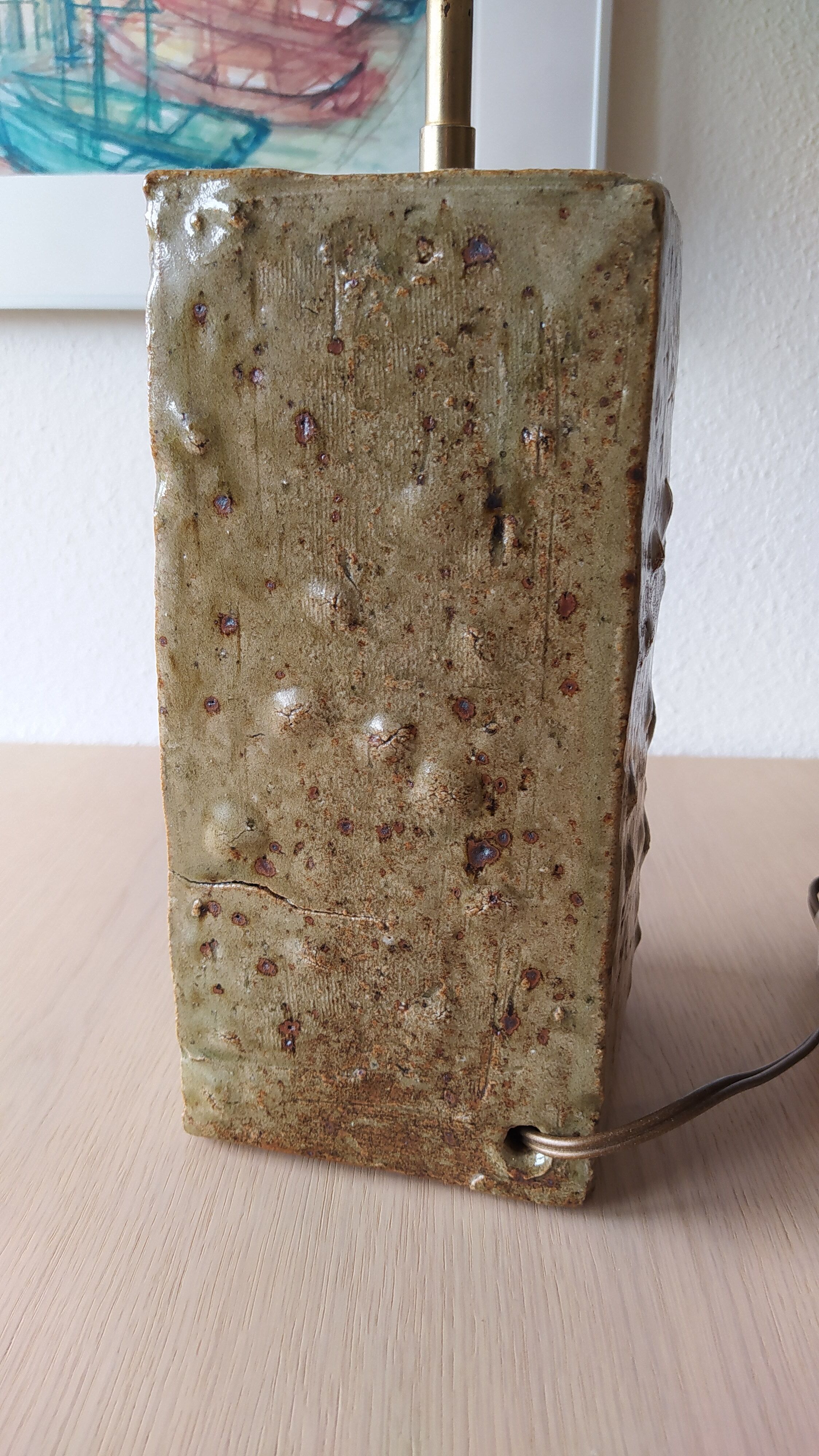 Ceramist lamp foot