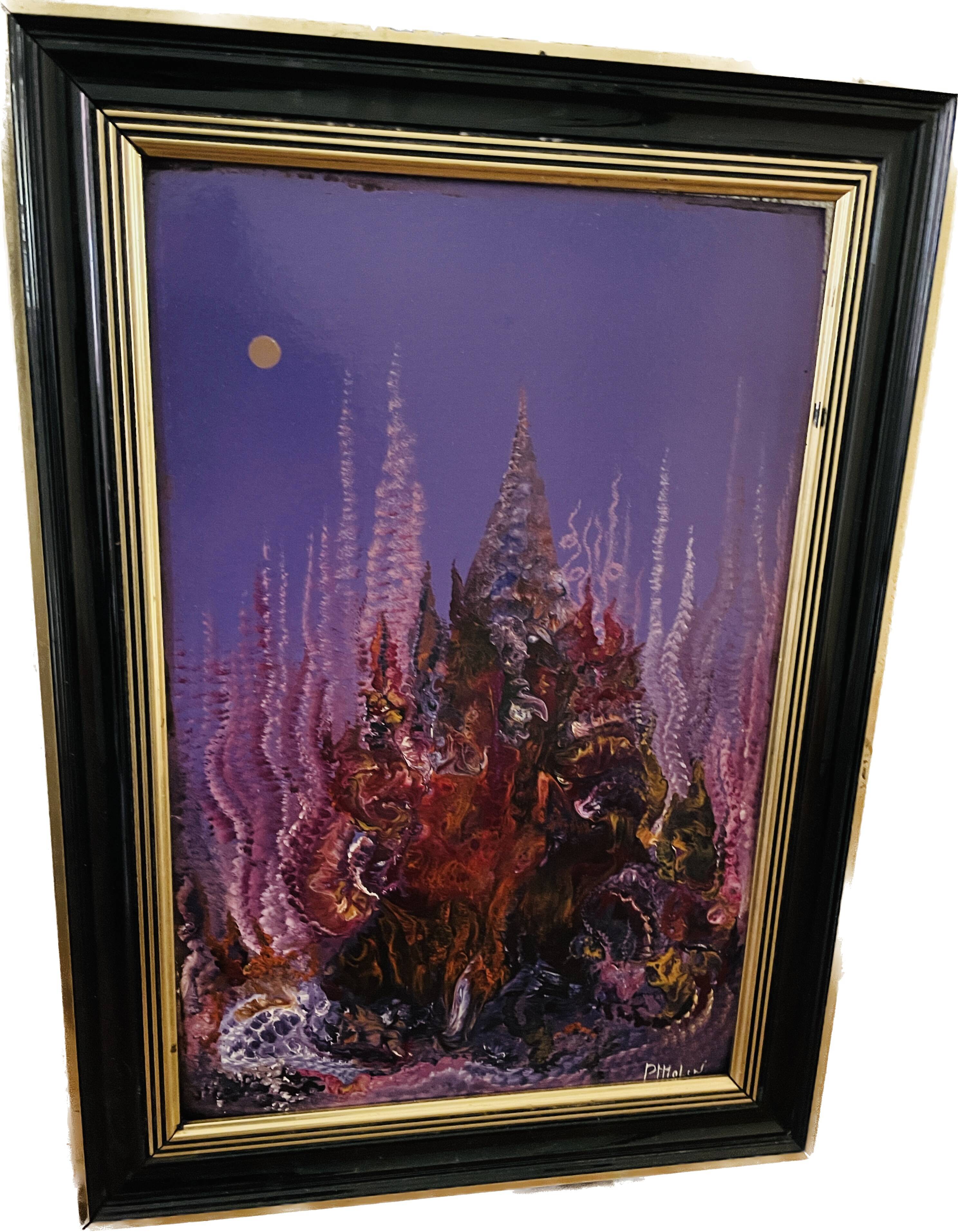 Painting "The Crazy Wave" by Philippe Molin