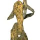 Statuette futuriste en bronze de Lorena Berg, années 1920
