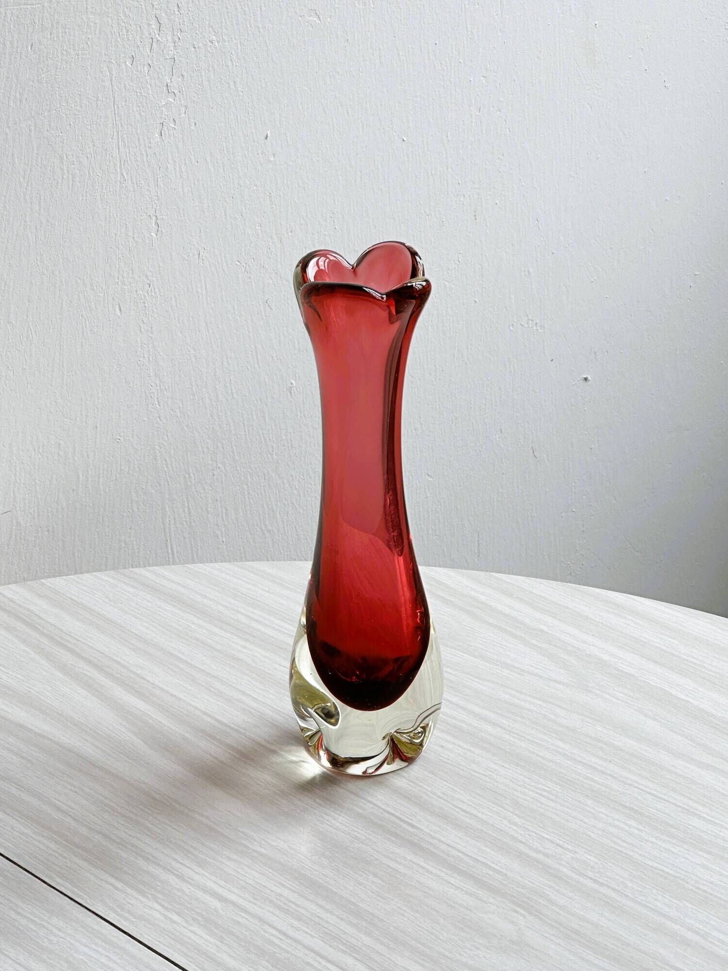 Murano glass vase Chambord Fratelli Toso.