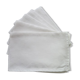 Set of 6 napkins in white cotton 47 x 54 cm
