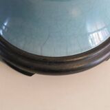 Lampe de table vintage en céramique avec abat-jour sur mesure.