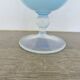 Pale blue opaline vase, opalescent glass, 1960s 70s