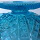 Blue glass fruit cup