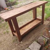 Wooden carpenter's workbench