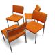 4 x Abraham Polak AP Originals chairs by Hein Salomonson 1960s