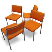 4 x Abraham Polak AP Originals chairs by Hein Salomonson 1960s