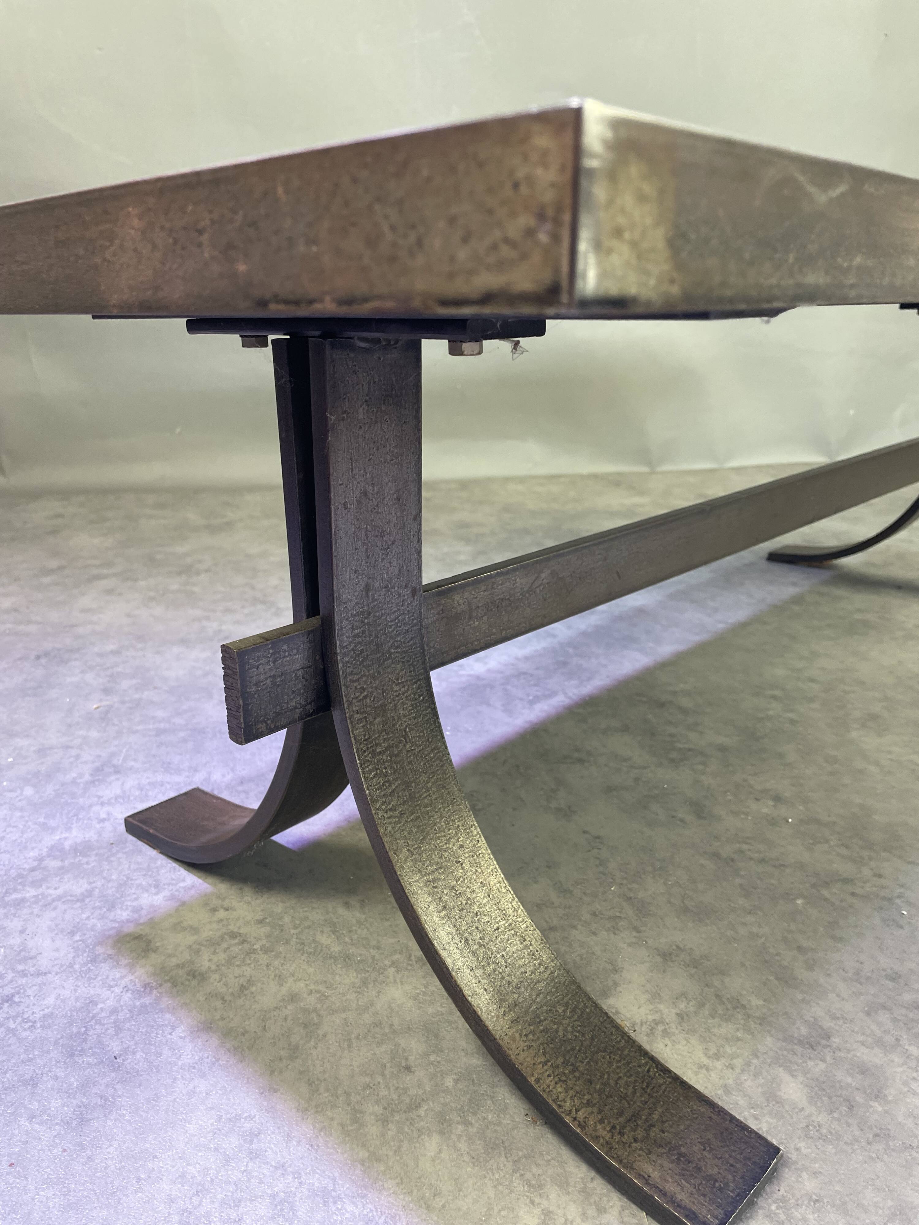 Glazed ceramic coffee table