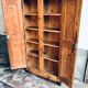 Wood and zinc cabinet