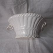 Corbeille faience blanche