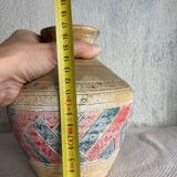 Vase ethnique coloré