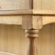 Vintage 1970 Danish Brutalist Light Oak Dining Cabinet, Henning Kjærnulf style