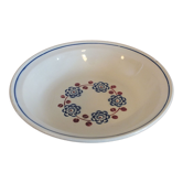 Round and hollow dish Fénal Badonviller model Bagatelle