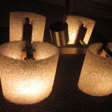 Scandinavian teak chandelier
