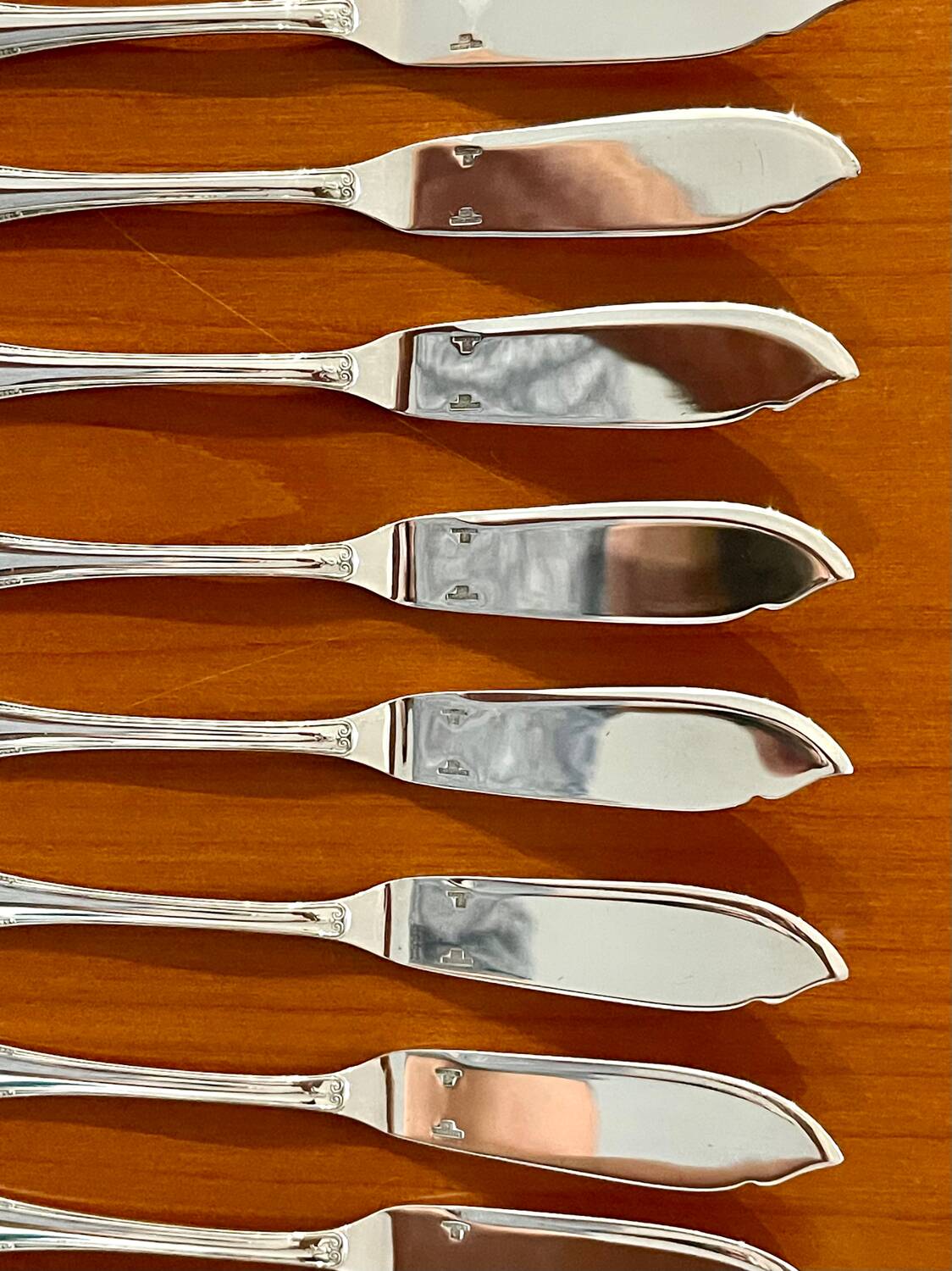Christofle Malmaison, 12 fish cutlery sets, 24 pieces, new condition