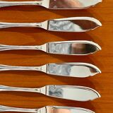 Christofle Malmaison, 12 fish cutlery sets, 24 pieces, new condition