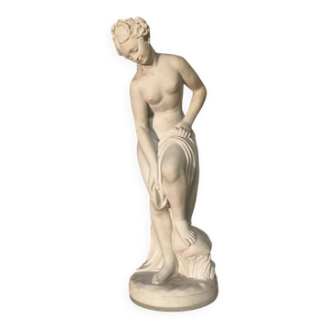 "Venus at Bath" sculpture by Dal Torrione, 20th century.