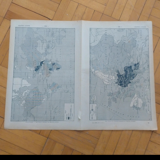 Historical map Larousse Great War French front