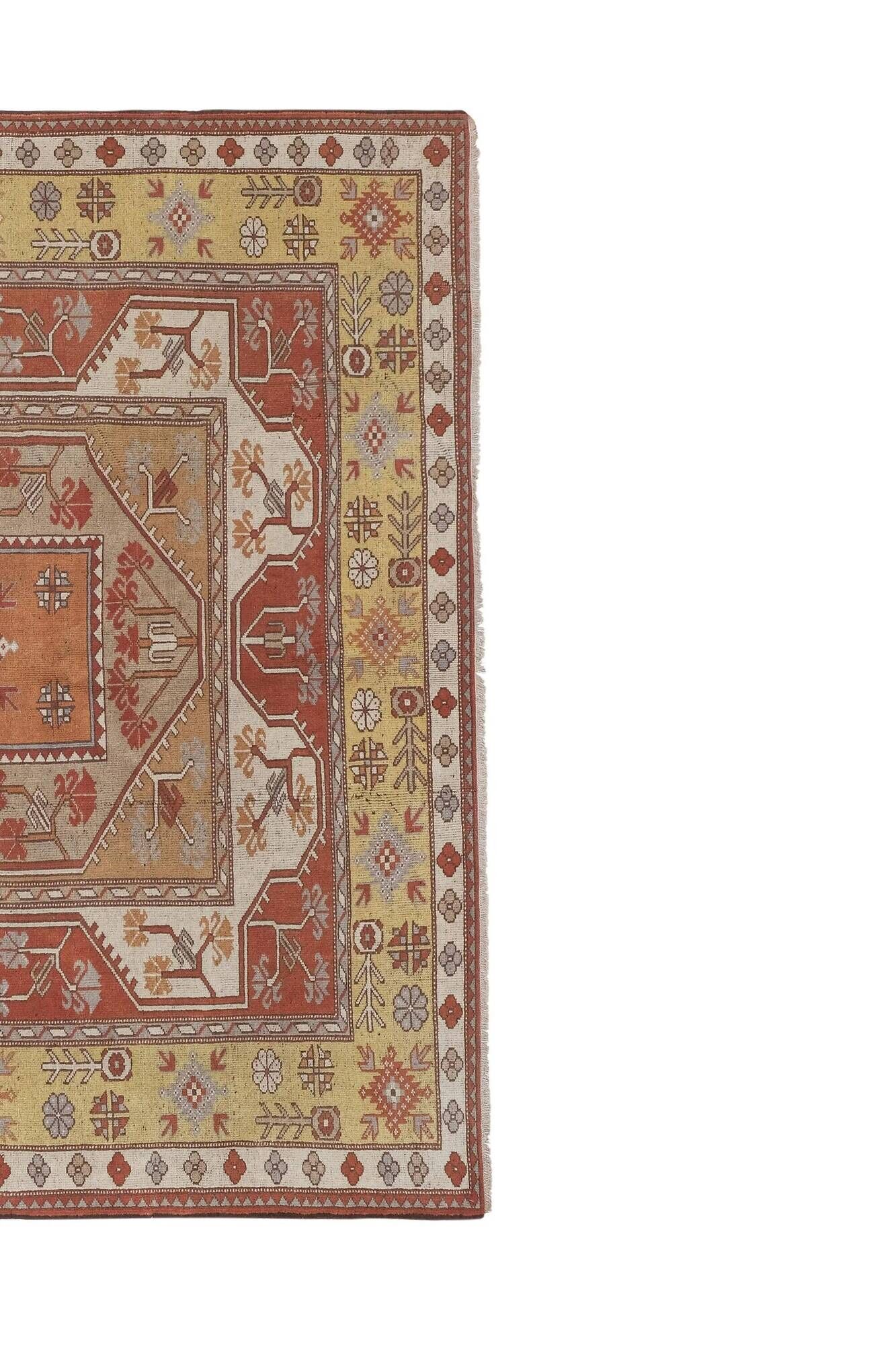 Tapis Oushak turc vintage