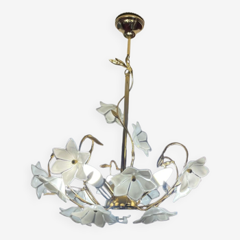 Murano flower chandelier from the 60s