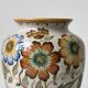 Gouda Art Holland 'POLO' hand painted floral vase number 3160
