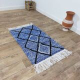 Handmade Berber wool rug 120 X 70 CM