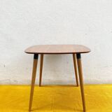 Scandinavian dining table, teak veneer