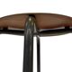 Vintage school stool, 1970s industrial design, Dutch minimalist