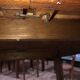 Old square table