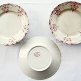 3 serving plates kg lunéville model without discomfort