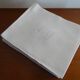 Lot de 10 serviettes de table brodées coton damassé monogramme J.G